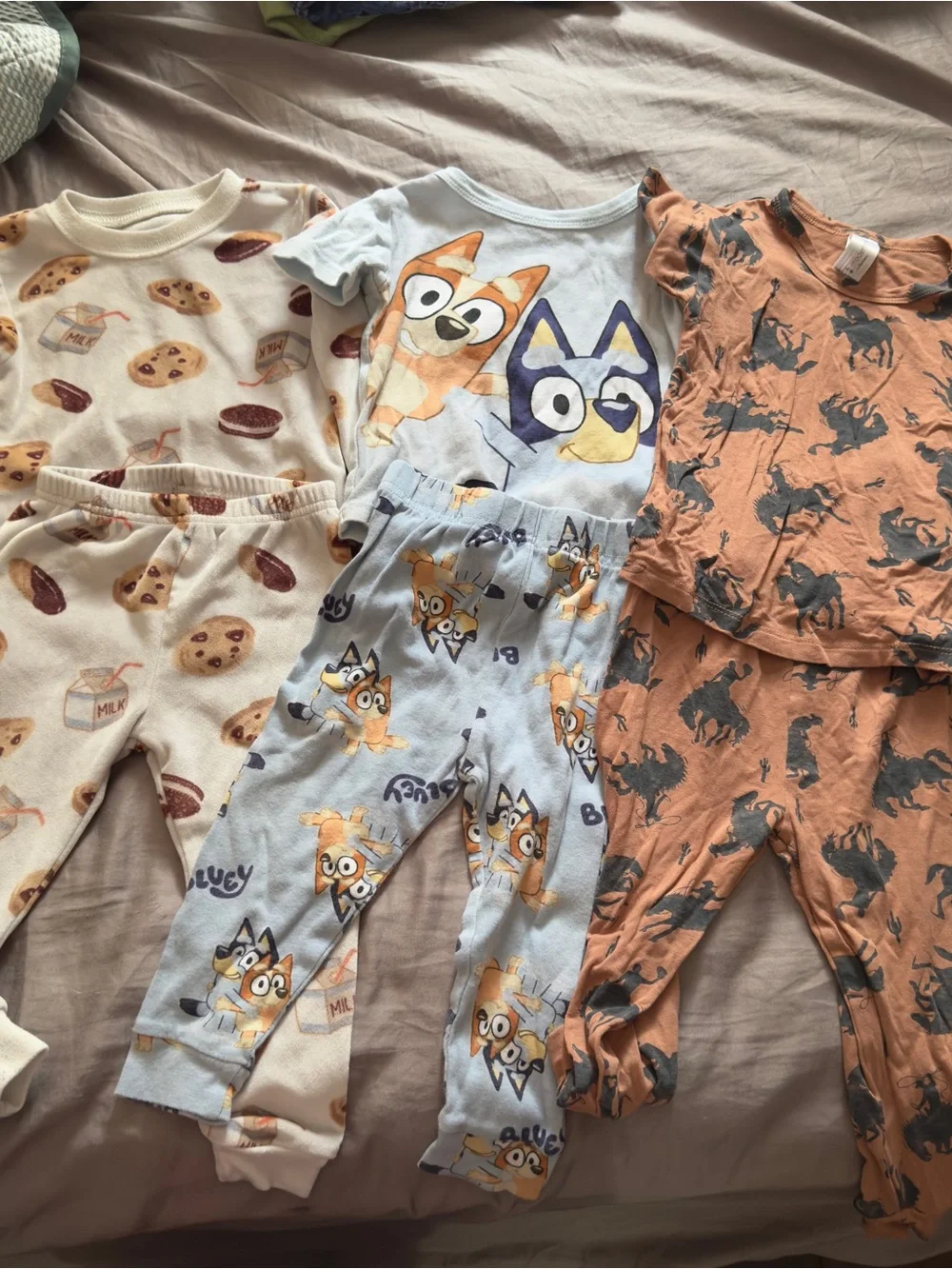 3 pajama bundle Bluey baby boy